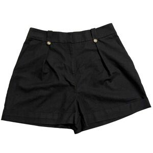 ASOS Linen Hourglass High Waist Mom Shorts